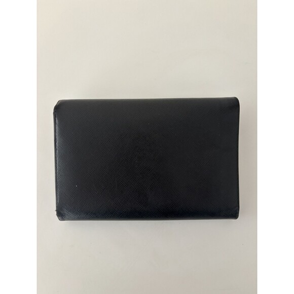 PRADA large saffiano leather wallet Black Triangle Authenticity Card - Picture 3 of 16